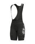 ALÉ pantalones cortos de tirantes - PRR SKULL LADY - negro