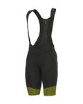 ALÉ pantalones cortos de tirantes - PRS MASTER 2.0 - negro/amarillo