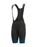 ALÉ pantalones cortos de tirantes - PRS MASTER 2.0 - negro/ciclamen