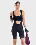 ALÉ pantalones cortos de tirantes - R-EV1 GT 2.0 LADY - negro