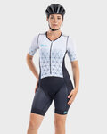 ALÉ monos - TRIATHLON  MAUI LONG TRI LADY SS - blanco