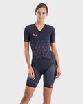 ALÉ monos - TRIATHLON  MAUI LONG TRI LADY SS - negro/rosa