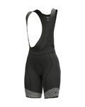 ALÉ pantalones cortos de tirantes - PRS MASTER 2.0 LADY - negro/blanco