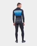 ALÉ maillot de invierno de manga larga - PR-R SOMBRA WOOL THERMO - negro/azul