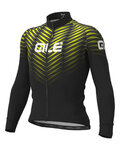 ALÉ maillot de invierno de manga larga - SOLID THORN - negro/amarillo