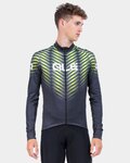 ALÉ maillot de invierno de manga larga - SOLID THORN - negro/amarillo