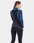 ALÉ pantalones largos con tirantes - KLIMATIK K-WIND BLIZZARD - negro