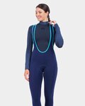 ALÉ pantalones largos con tirantes - KLIMATIK K-ATMO 2.0 - azul
