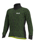 ALÉ chaqueta aislante - PR-R GREEN BOLT - negro/verde