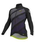 ALÉ chaqueta aislante - PR-R TAK WOOL THERMO - negro/púrpura