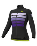 ALÉ maillot de invierno de manga larga - PR-R SOMBRA WOOL THERMO - negro/púrpura