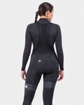 ALÉ pantalones largos con tirantes - PR-R MILD - negro/blanco