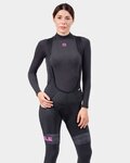 ALÉ pantalones largos con tirantes - PR-R MILD - negro/rosa