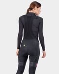 ALÉ pantalones largos con tirantes - PR-R MILD - negro/rosa