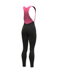ALÉ pantalones largos con tirantes - SOLID ESSENTIAL - rosa/negro