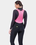 ALÉ pantalones largos con tirantes - SOLID ESSENTIAL - rosa/negro