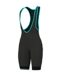 ALÉ pantalones cortos de tirantes - KLIMATIK K-ATMO 2.0 - negro