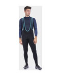 ALÉ pantalones largos con tirantes - KLIMATIK K-ATMO 2.0 - negro
