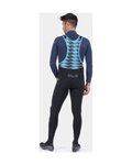 ALÉ pantalones largos con tirantes - KLIMATIK K-ATMO 2.0 - negro