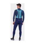 ALÉ pantalones largos con tirantes - KLIMATIK K-ATMO 2.0 - azul