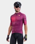 ALÉ jersey de manga corta - SOLID TURBO - granate