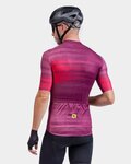 ALÉ jersey de manga corta - SOLID TURBO - granate
