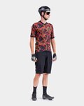 ALÉ jersey de manga corta - OFF ROAD - GRAVEL WOODLAND - rojo
