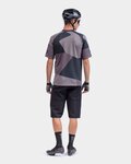ALÉ jersey de manga corta - OFF ROAD - MTB SWEDISH CAMO - gris