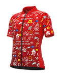 ALÉ jersey de manga corta - VIBES - rojo