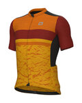 ALÉ jersey de manga corta - EARTH OFF ROAD - GRAVEL - amarillo