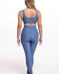 ATHLEEYA polainas - ESSENTIAL MATTE - azul