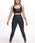 ATHLEEYA polainas - ESSENTIAL SHINE - negro