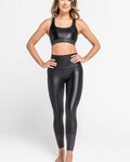 ATHLEEYA polainas - COFFEE SHINE - negro