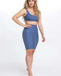 ATHLEEYA pantalones cortos sin tirantes - ESSENTIAL - azul