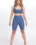 ATHLEEYA pantalones cortos sin tirantes - ESSENTIAL - azul
