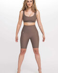 ATHLEEYA pantalones cortos sin tirantes - ESSENTIAL - marrón