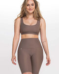 ATHLEEYA pantalones cortos sin tirantes - ESSENTIAL - marrón