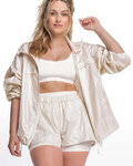 ATHLEEYA chaqueta cortaviento - GLAM ON - marfil