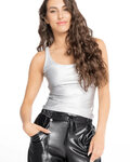 ATHLEEYA top - EVERYDAY TANK - plateado