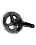 SRAM manivelas con convertidor - RIVAL D1 QUARQ ROAD POWER METER DUB 160 48-35 - negro