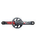 SRAM manivelas con convertidor - X01 EAGLE SUPERBOOST+ DUB 12s 175 - negro