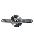SRAM manivelas con convertidor - GX EAGLE Q174 CL55 DUB MTB WIDE 165mm - gris