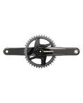 SRAM manivelas con convertidor - FORCE 1X D2 DUB IRIDESCENT 172.5mm - negro