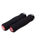SRAM empuñaduras - LOCKING GRIPS 129 mm - negro/rojo