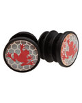 SRAM tapas de manillar - MAKE THE LEAP FROG - rojo/gris