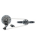 SRAM set con convertidor - GX EAGLE DUB - negro/plateado