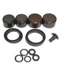 SRAM Kit de reparación de pinzas de freno - DISC BRAKE CALIPER PISTON KIT 2-16mm &2-14mm - negro