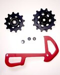 SRAM poleas para la palanca de cambios - PULLEYS X01 EAGLE 12 SPEED X-SYNC - negro/rojo
