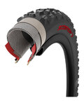 PIRELLI chaqueta - SCORPION E-MTB M HARDWALL 27.5 x 2.6 60 tpi - rojo/negro