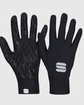 SPORTFUL guantes de dedos largos - LYCRA RACE - negro